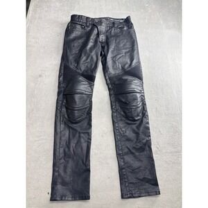 Ugly Bros Triton Premium Coated Motorcycle Biker Jeans Mens Size 32 Black